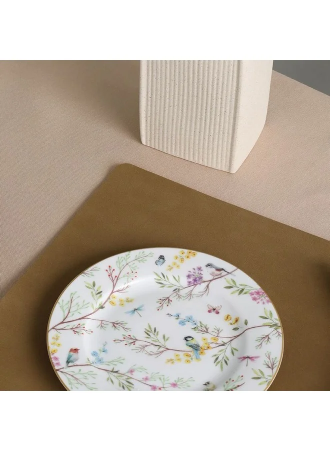 Easy Life Birds Melody Series Porcelain Dessert Plate Multicolor 19cm R0944#BIME