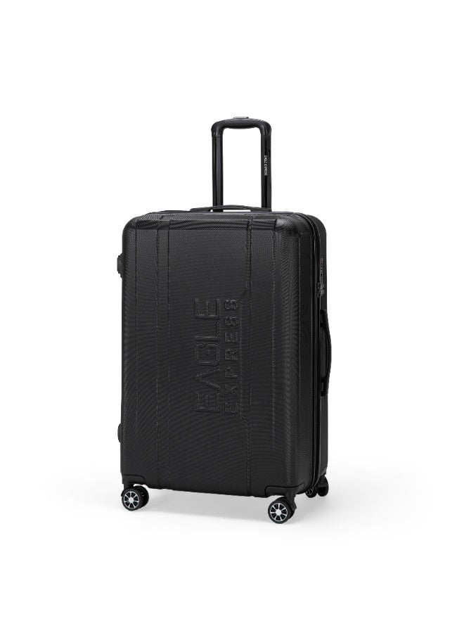 Eagle Express Patron 28-Inch Hard Trolley - Black - High Quality ABS - Free Protective Cover - 1-Year Warranty - Image 2