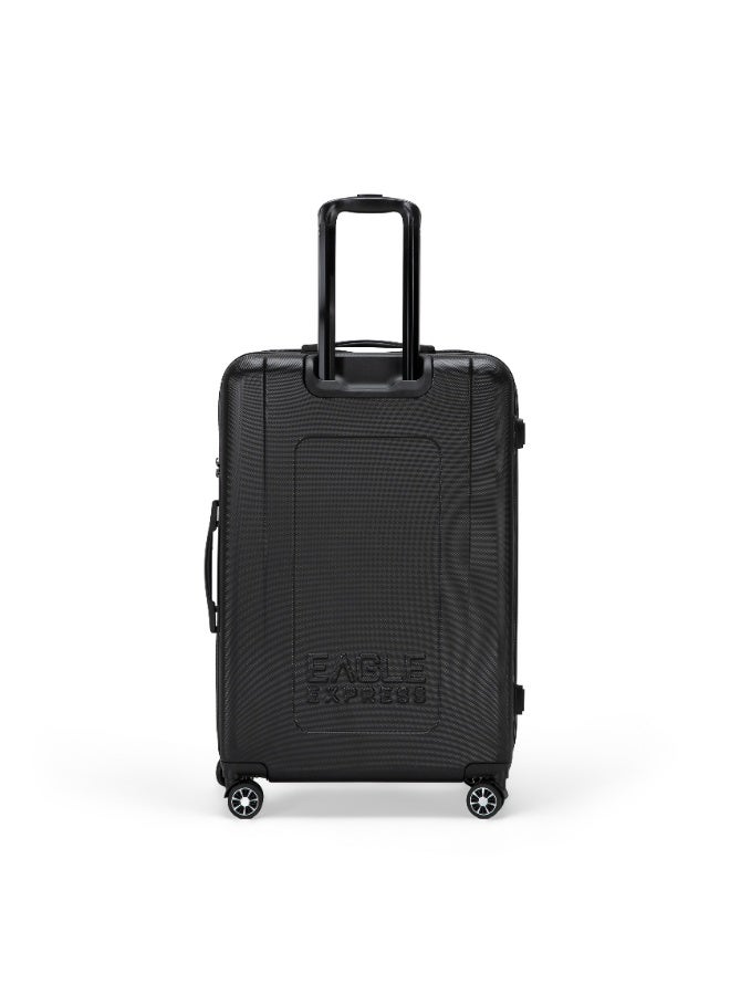 Eagle Express Patron 28-Inch Hard Trolley - Black - High Quality ABS - Free Protective Cover - 1-Year Warranty - Image 3
