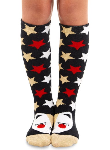 Mshb&G Glitter Cat Girl Knee Socks  - Image 2