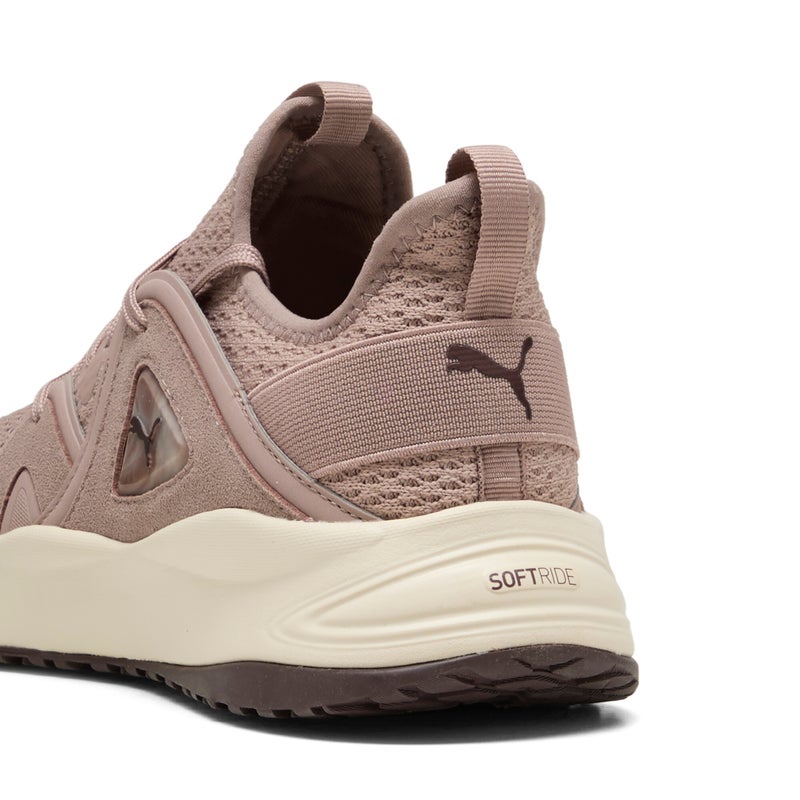 PUMA SOFTRIDE Bella Marble Womens Beige Sneakers - Image 3
