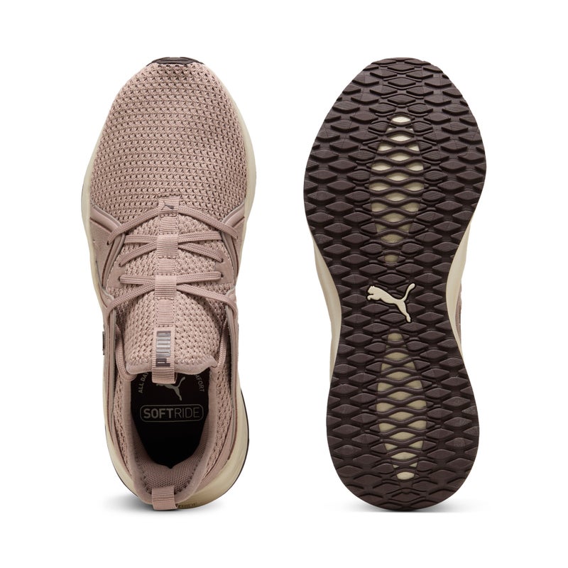 PUMA SOFTRIDE Bella Marble Womens Beige Sneakers - Image 4