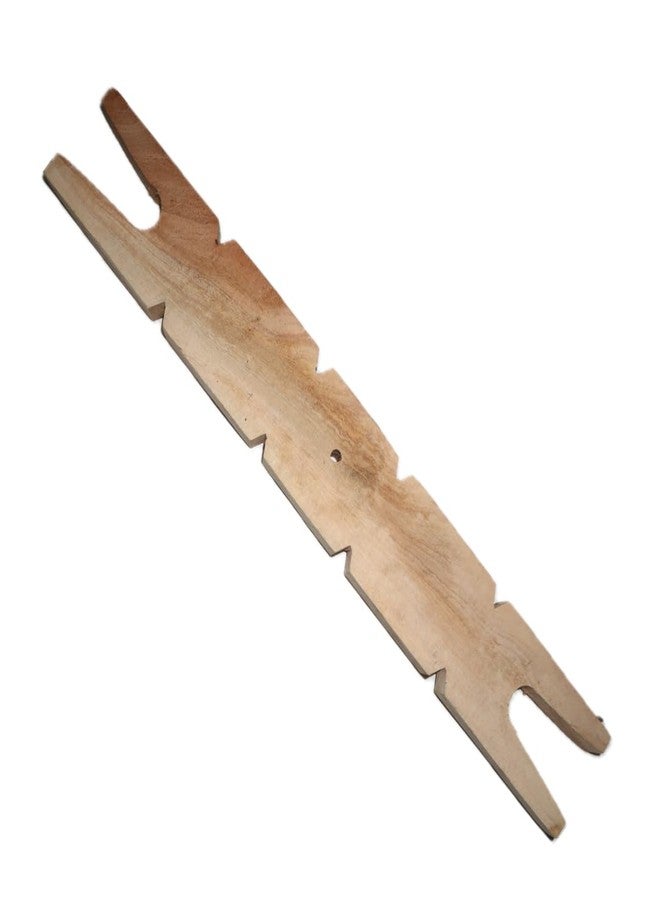 Mahiyash Wooden Cradle Stick | Thottil Kambu | Wooden Swing Stick | Baby Cradle Swing Stick | Wooden Baby Thottil Kattai (47 Cm) | Non Coloured - Image 1