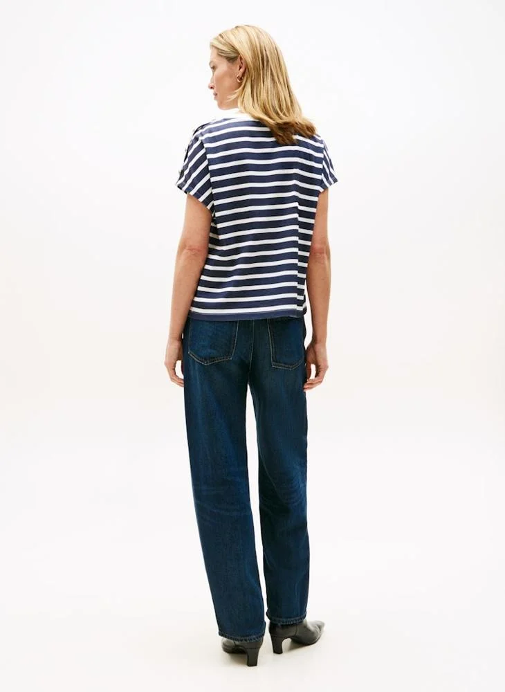 TOMMY HILFIGER Striped Crew Neck T-Shirt