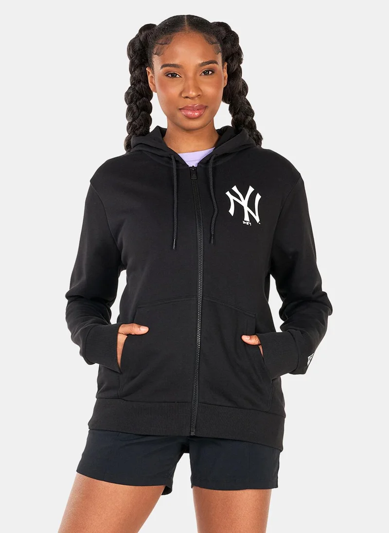 NEW ERA New York Yankees Essentials Full-Zip Hoodie