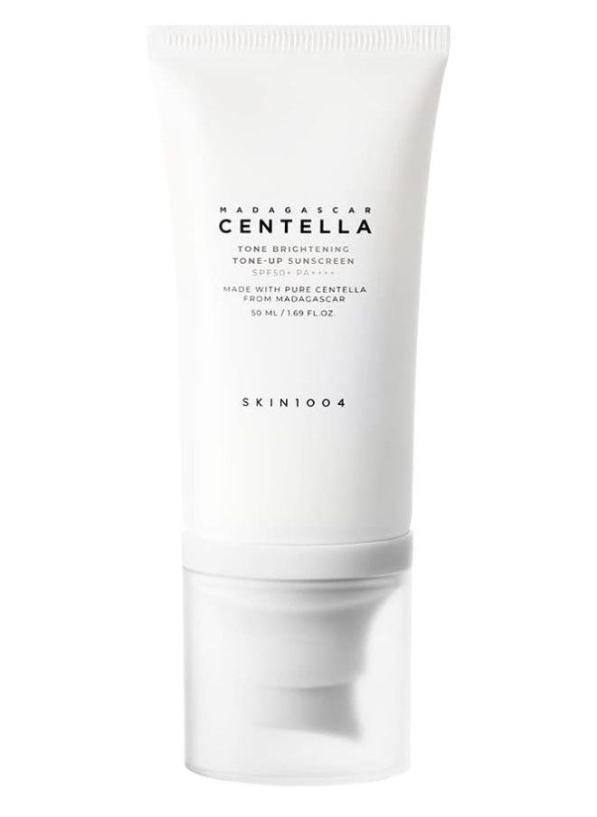 skin1004 Madagascar Centella Tone Brightening Tone-Up Sunscreen SPF50+ PA++++ 50ml + Tone Brightening Capsule Cream 75ml  - Image 2