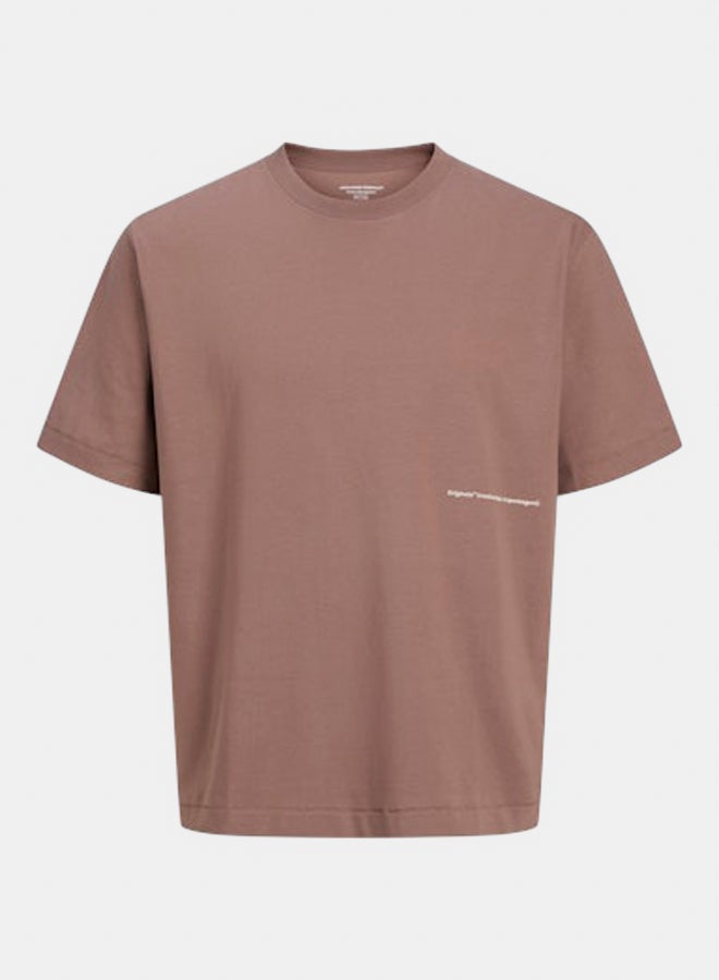 JACK & JONES JACK & JONES Mens Porto Pattern Tee Crew Neck  - Image 1