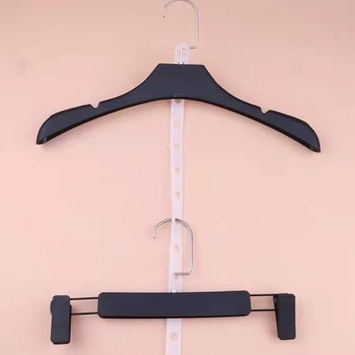 esowemsn 36pcs Plastic White Display Hanger StripsCoordinate Heavy Weight Plastic Displays Stable Hanger Connector White - Image 3