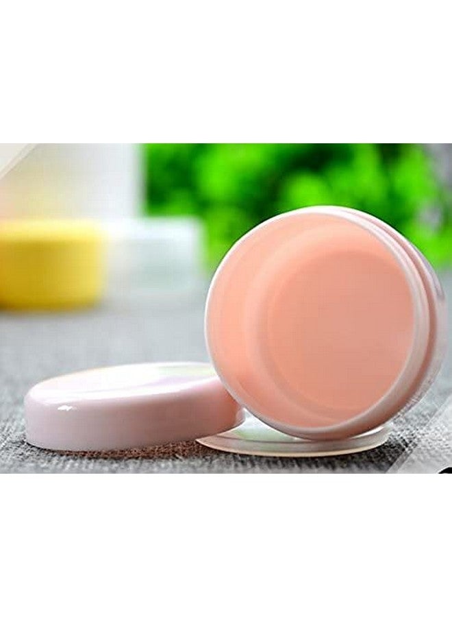 erioctry 5Oz (150G) Refillable Plastic Makeup Cosmetic Jars Empty Face Cream Eye Shadow Lip Balm Lotion Storage Container Pot Bottle Case Holder With Dome Lids (Pack Of 3) (Pink) - Image 3