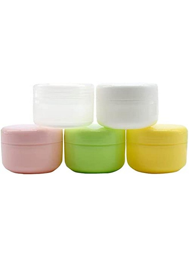 erioctry 5Oz (150G) Refillable Plastic Makeup Cosmetic Jars Empty Face Cream Eye Shadow Lip Balm Lotion Storage Container Pot Bottle Case Holder With Dome Lids (Pack Of 3) (Pink) - Image 2