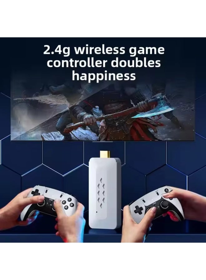 ELTRAZONE M22 Retro Game Stick Console 128GB with 2 Wireless Controllers, Built-in Classic Games, HD TV Output - Image 2