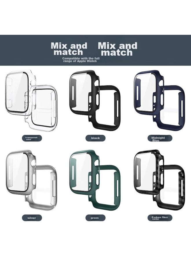Watchbond Starlight Protective Case For Apple Watch S9, Integrated Screen Protector For S8, Tempered Glass Film Protective Cover For Apple Watch S7, Full Screen 45/41mm, Shockproof And Scratch-resistant - Image 5