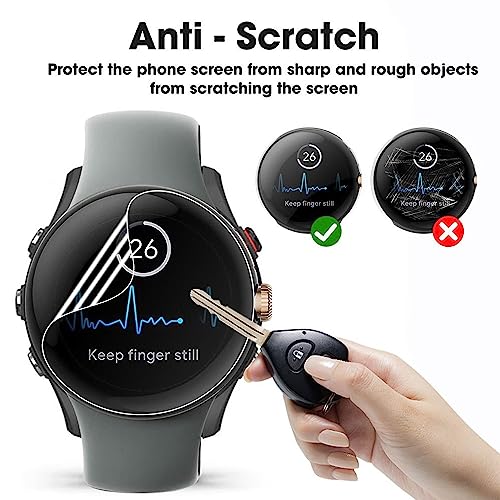 FCS|Pack Of 3|Smartwatch Screen Guard For Fire-Boltt Phoenix Ultra 1.39" Screen Protector|0.125Mm Tpu Self Healing Unbreakable Hd Hydrogel Film|Screen Protector ( This Is Not Tempered Glass) - Image 2