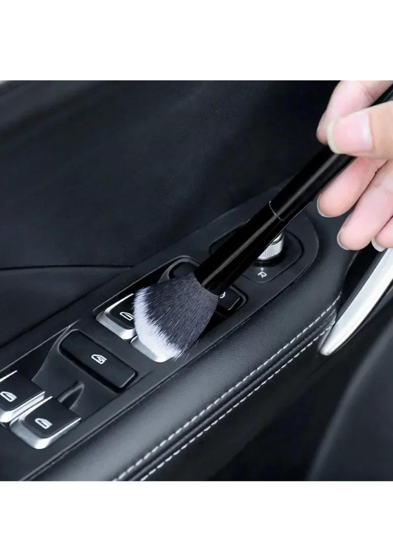 Loquat 3PCS Car Cleaning Brush Interior Detailing Brush Car Washing Kit Car Duster Brush - Image 4