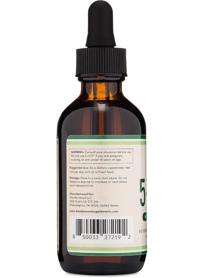قطرات سائلة من الخشب المزدوج 5HTP 50 مجم 2 أونصة - Image 5