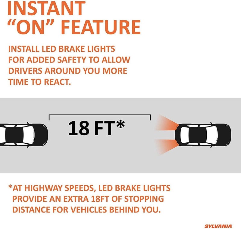 Sylvania 4114 زيفو لمبة LED برتقالية - لمبة LED ساطعة، مثالية لأضواء المنتزه والدوران - أضواء التشغيل النهارية - 2 لمبة - Image 4