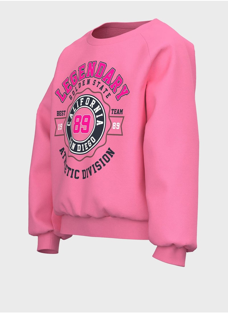 NAME IT - Kids Graphic Print Sweatshirt - Image 1