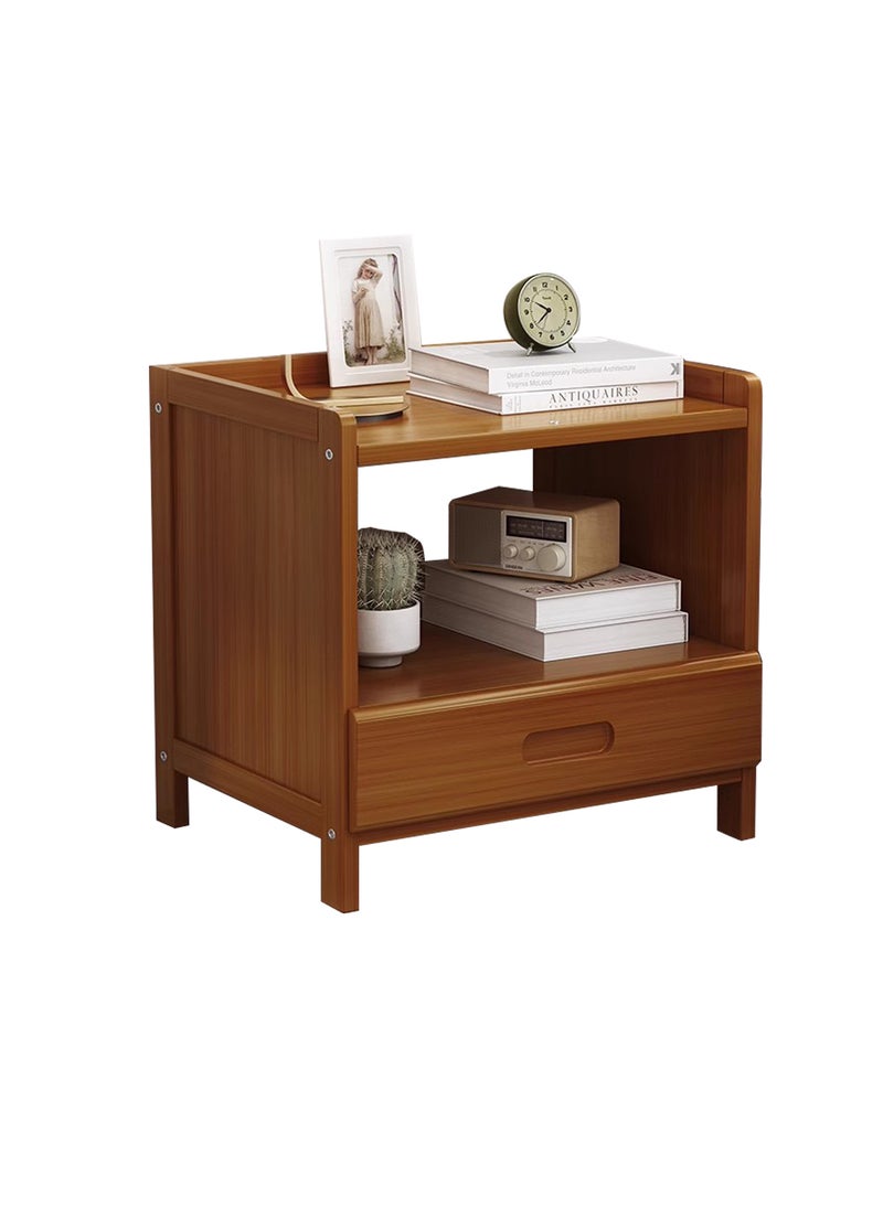 Sharpdo Home Modern Simple Bedside Table with Drawer Storage Cabinet 42*30*40CM  - Image 2