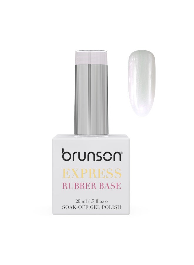 Rubber Base Gel Nail Polish 20Ml - French Rubber Base Coat Long-Lasting, Durable And Chip-Resistant Nail Strengthener Gel Nail Polish Base Coat For Manicure And Pedicure