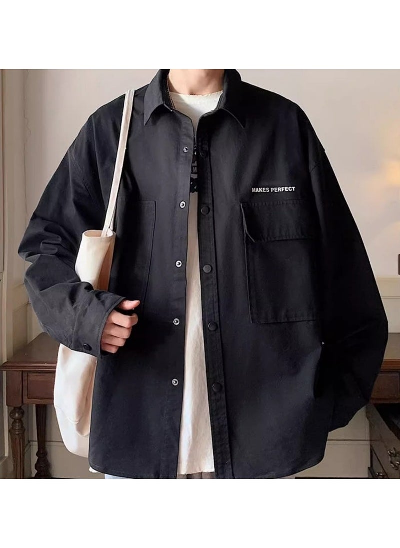 WASSUP NEST - New WASSUP NEST Pure Cotton Casual Loose  Jacket - Image 1