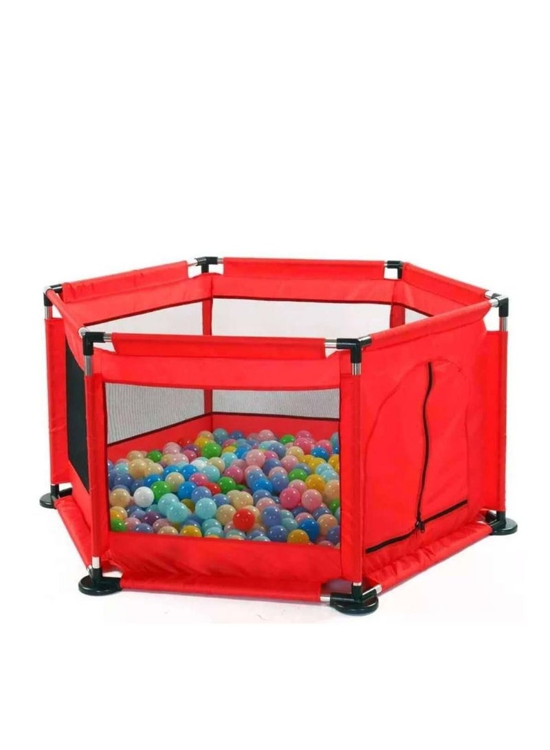 Pikkaboo MyFunPlay Portable Playpen with 30 Free balls - Red - Image 4
