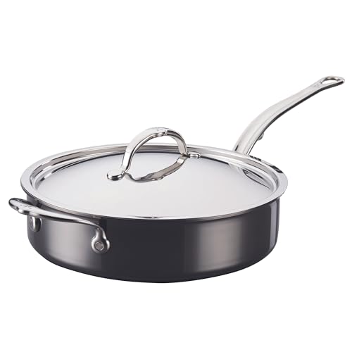 Hestan - NanoBond Collection - Titanium Stainless Steel 3.5-Quart Sauté Pan with Lid - Toxin, PFAS, & Chemical Free Clean Cookware, Induction Cooktop Compatible - Image 1