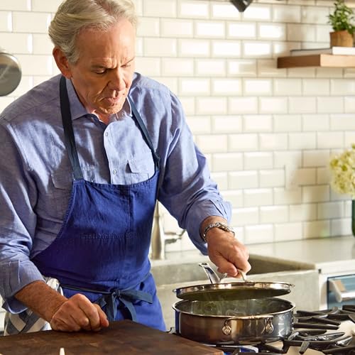Hestan - NanoBond Collection - Titanium Stainless Steel 3.5-Quart Sauté Pan with Lid - Toxin, PFAS, & Chemical Free Clean Cookware, Induction Cooktop Compatible - Image 3