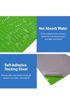 SYOSI EVA Foam Boat Decking Sheet Surf Deck Traction Pad NonSlip Grip Mat Trimmable, Environmentally Friendly Anti-Corrosion Shockproof Premium Material for Boats Yachts and Surfboards Green  - Image 4