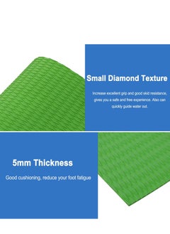 SYOSI EVA Foam Boat Decking Sheet Surf Deck Traction Pad NonSlip Grip Mat Trimmable, Environmentally Friendly Anti-Corrosion Shockproof Premium Material for Boats Yachts and Surfboards Green  - Image 3