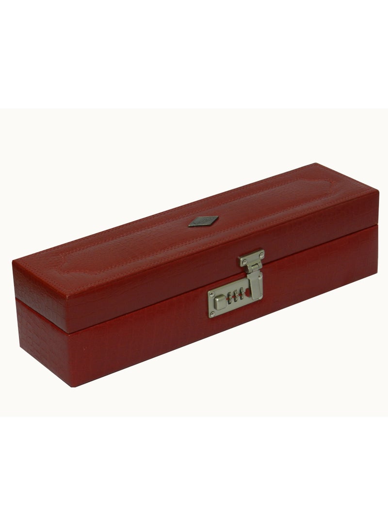 LAVERI LEATHER Laveri Watch Box for Men Women (06 Slots), Premium  Leather Watch Case  Organizer with Removable Pillow - Image 4