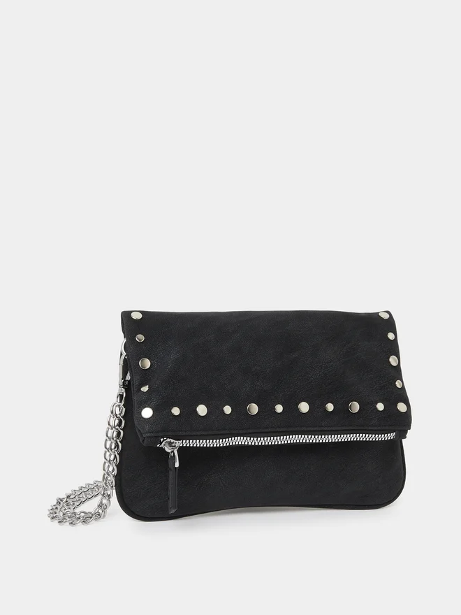 Styli Styli Studded Crossbody Bag with Chain Strap