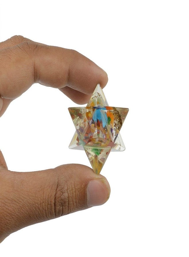Astroghar Chakra Crystal orgone markaba Star for Reiki and Chakra Healing - Image 3