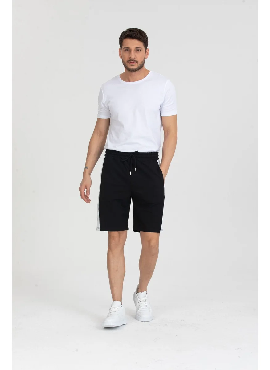 Twenty3 Men's Basic Stripe Detailed Pocket Shorts