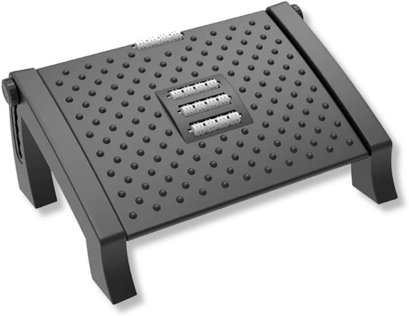 TEGRILO Foot Rest For Under Desk With Massage Adjustable Under Desk Footrest For Home And Office Use Foot Stool Under Desk With 6 Height Position Adjustment (Adjustable Foot Rest) - Image 1