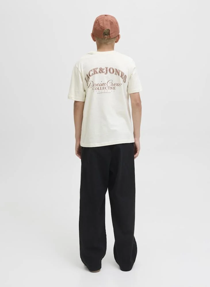 Jack & Jones Junior Youth Logo Crew Neck T-Shirt