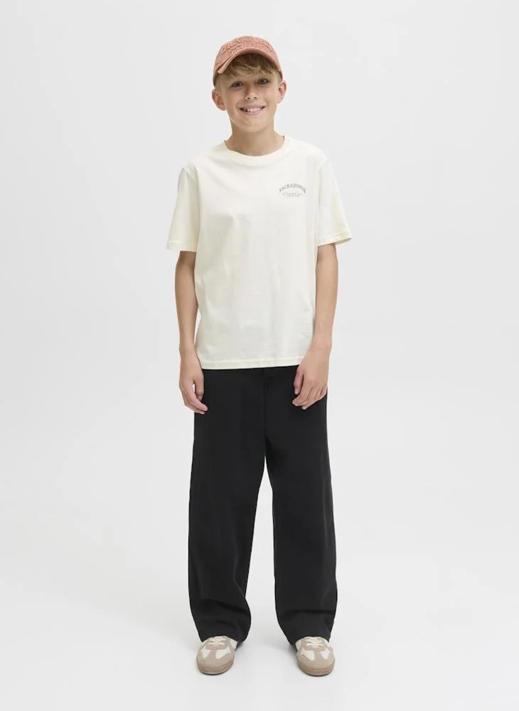 Jack & Jones Junior Youth Logo Crew Neck T-Shirt