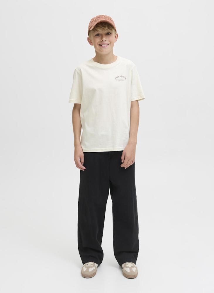 Jack & Jones Junior Youth Logo Crew Neck T-Shirt - Image 4