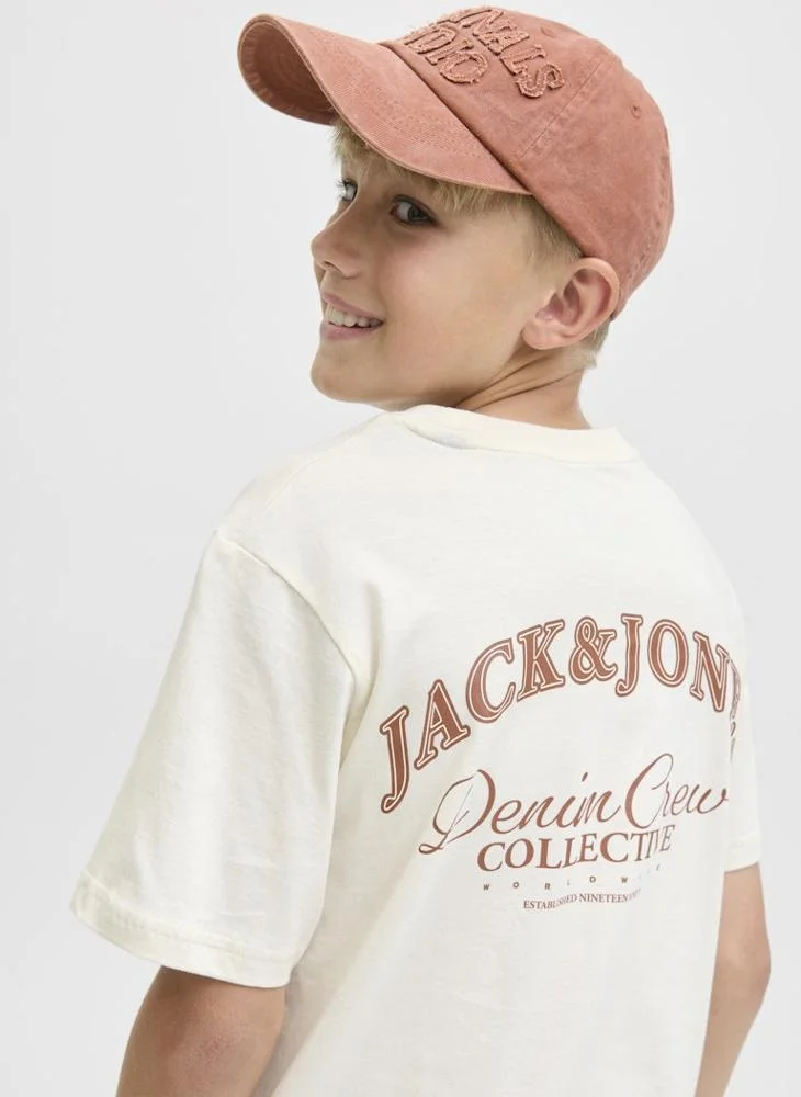 Jack & Jones Junior Youth Logo Crew Neck T-Shirt