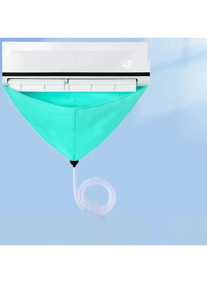 عدة تنظيف مكيف الهواء الجدارية الخضراء بدون الحاجة إلى كهرباء 50 72 أونصة رذاذ 4 فراشٍ خرَق قفازات - Image 1