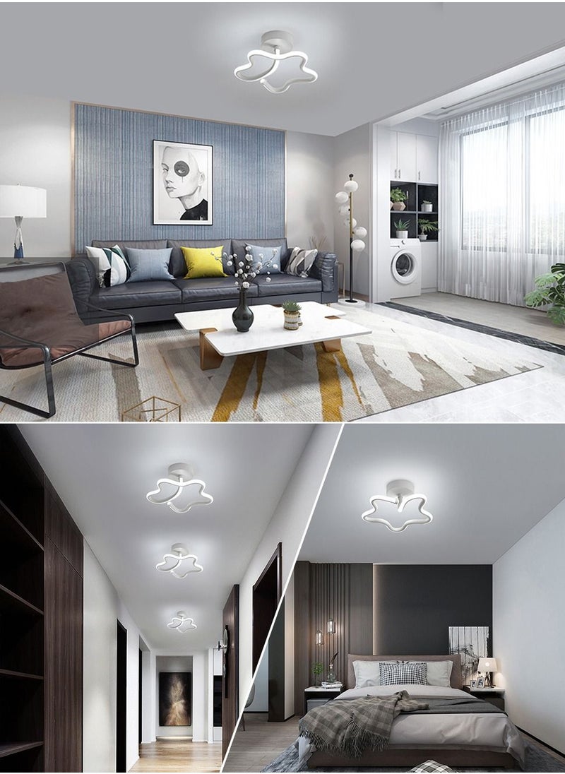 Goeco Modern LED Flush Mount Ceiling Light Star Shape  - Image 4