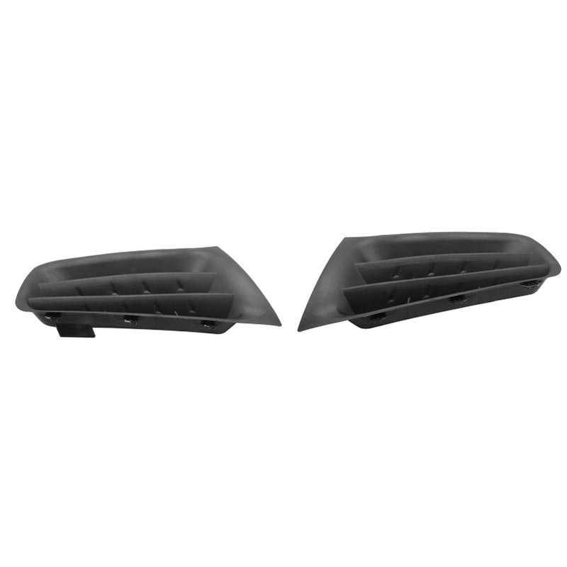 Front Bumper Grille 1 Pair Black - High-quality Durable Front Bumper Grille Replacement for Renault Megane MK2 2002-2005 - Image 1