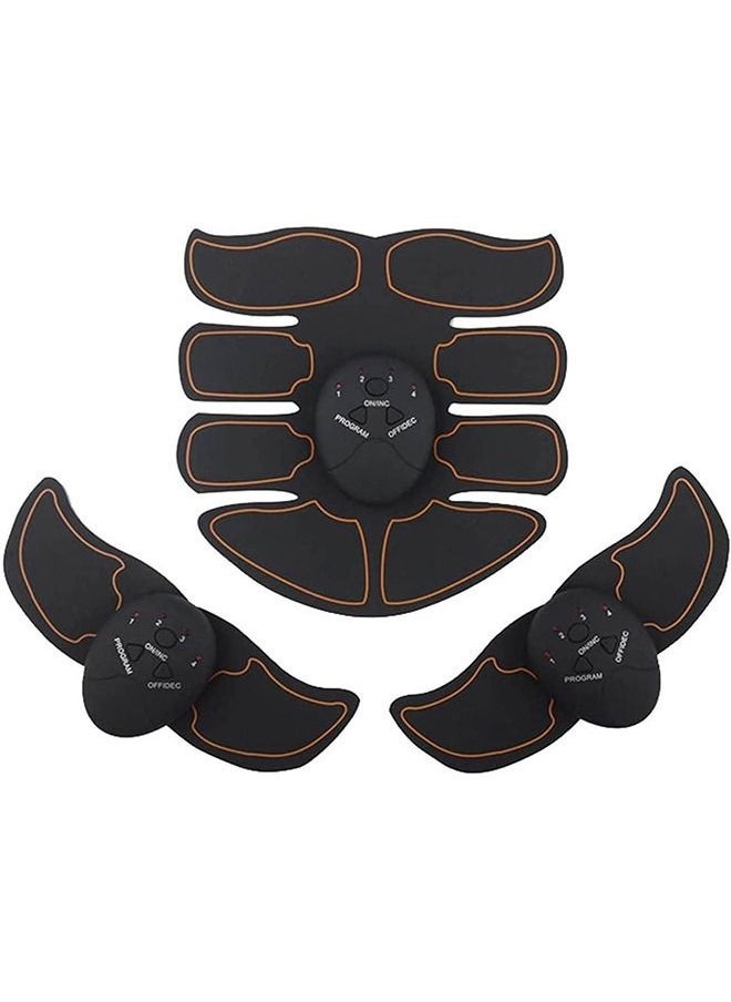 Loquat Muscle Toner,Ems Portable Abdominal Toning Belt Abs Stimulating Belt Smart Ems Body Trainer,8 Pack Unisex Fitness Training Fat - Image 2