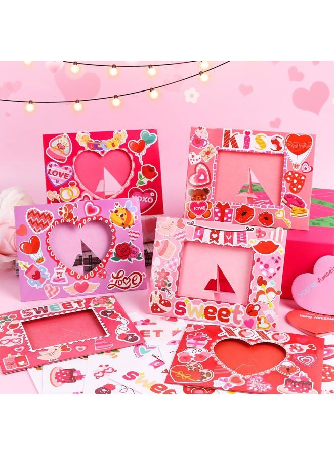DERAYEE 24PCS Valentines Picture Frame Craft Kits - Image 5