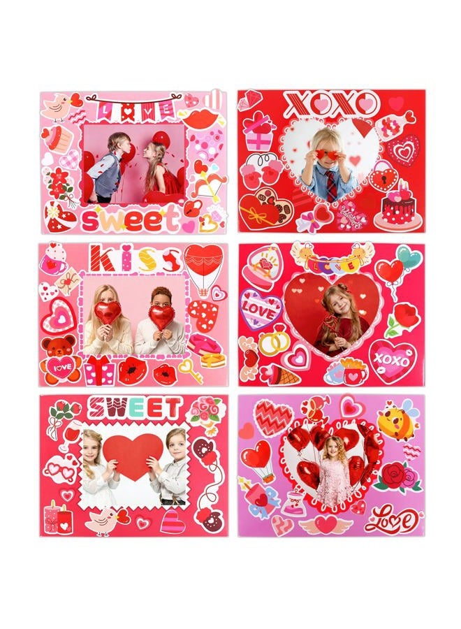 DERAYEE 24PCS Valentines Picture Frame Craft Kits - Image 1