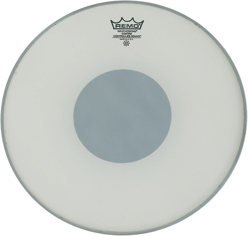 Remo Controlled Sound Coated Black Dot™ Drumhead - Bottom Black Dot™, 12" - Image 1