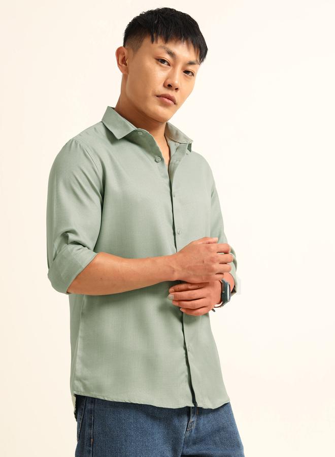 بوشيرت قميص كاجوال كلاسيك بأكمام طويلة - Image 3