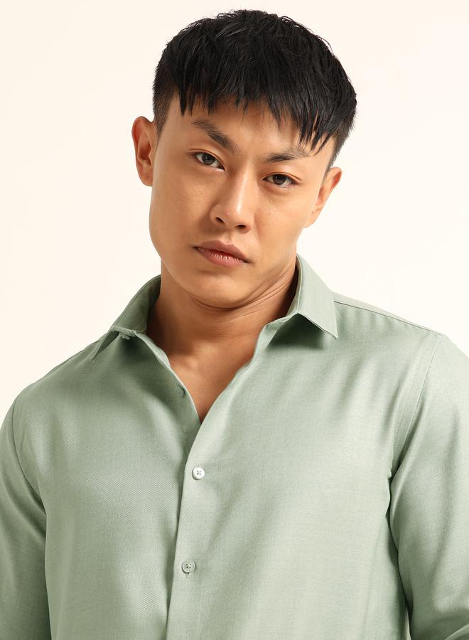 بوشيرت قميص كاجوال كلاسيك بأكمام طويلة - Image 5