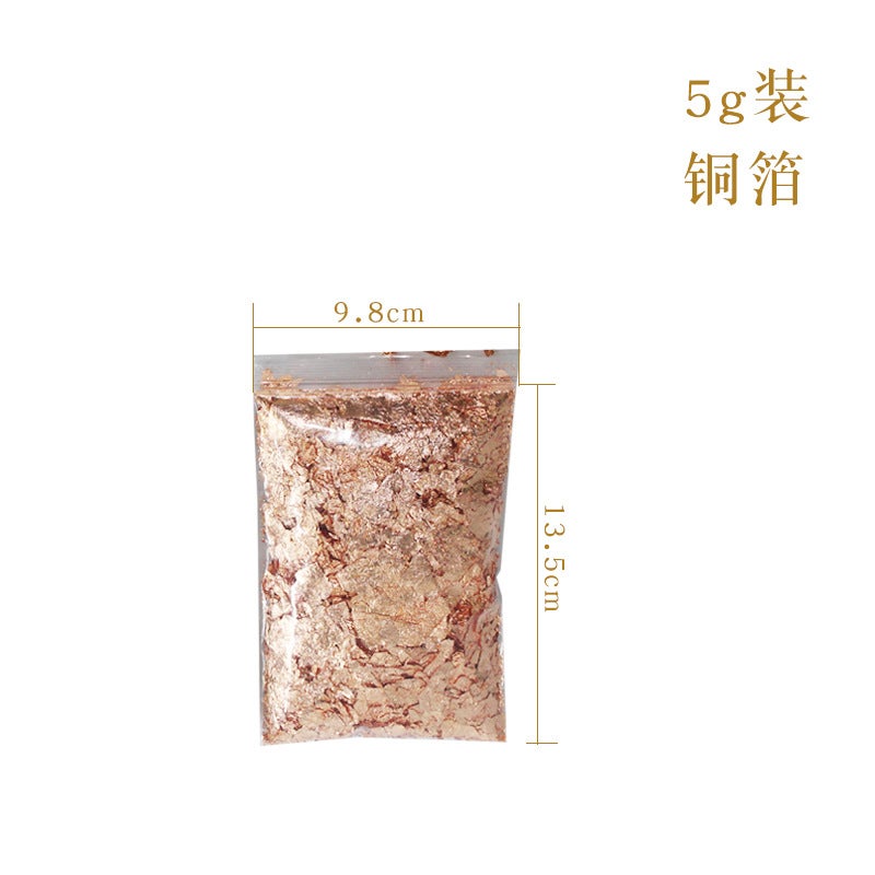 Gold And Silver Foil Decorative Quality Broken Gold Foil Broken Silver Foil Decorative Gold Foil Decorative Gold And Silver Foil Factory - Image 1