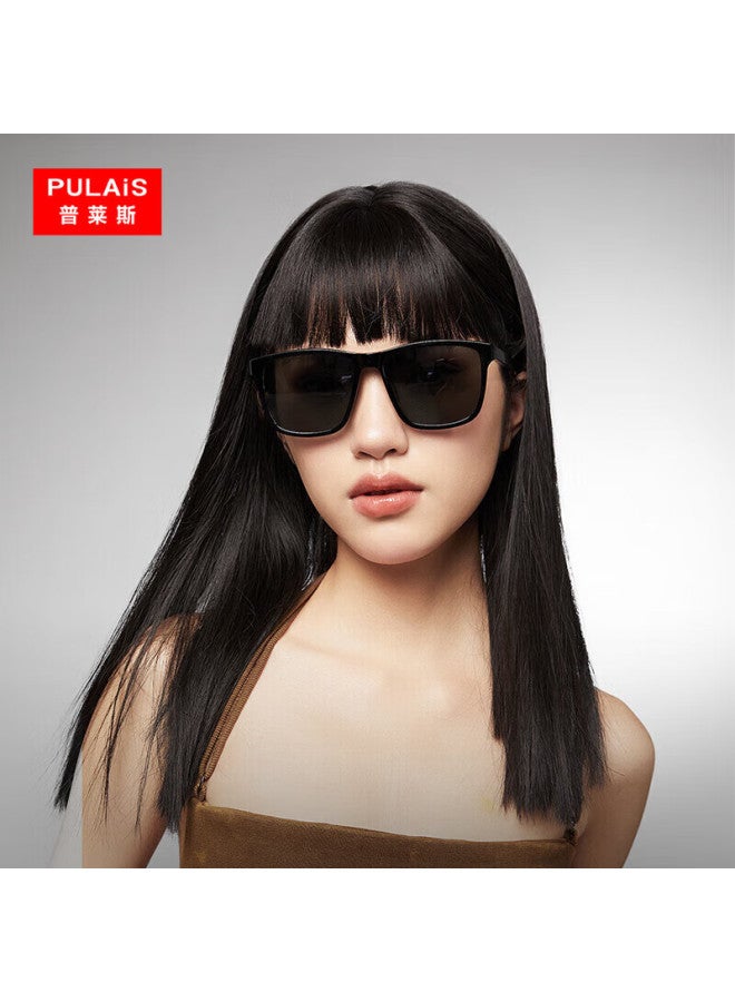 Pulais Polarized Sungl, Fashionable And Trendy, Driving Sun Protection, Safe Driving, Uni Style 7061, Black Frame With Gray Lenses - Image 3