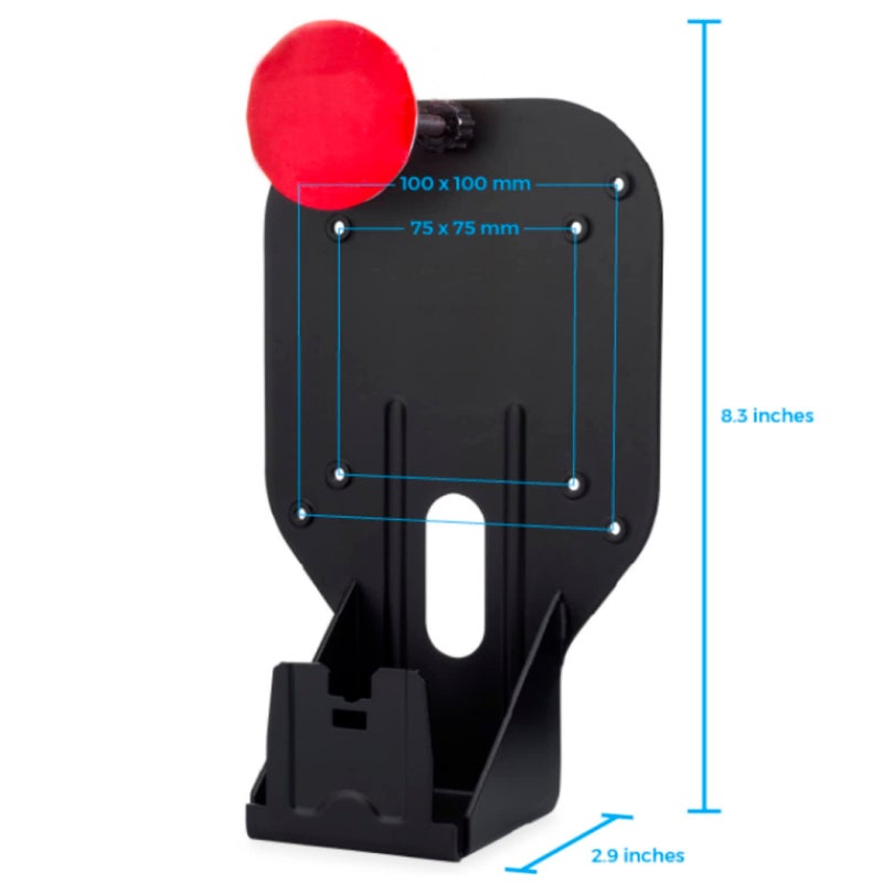 HumanCentric High Stability VESA Mount Adapter Bracket Compatible with HP Pavilion 25xi, 25bw, 25vx, 27xi, 27bw, 27vx (V2) Includes Stabilizer and Hardware, Works with 75x75 and 100x100 Patterns - Image 2